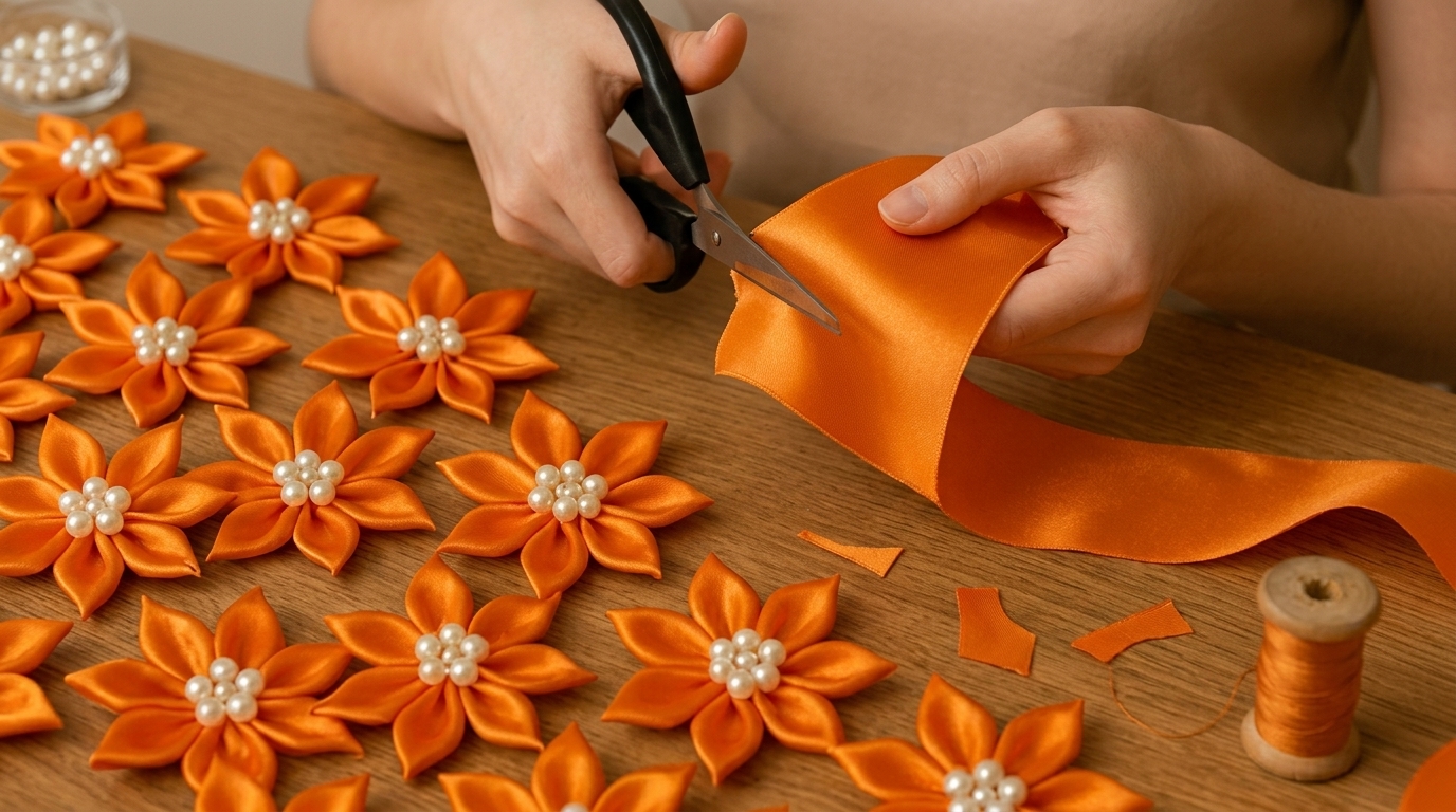 Don’t Know What to Do with Your Leftover Fabric? We Turn It into Beautiful Flowers and Sell Them All