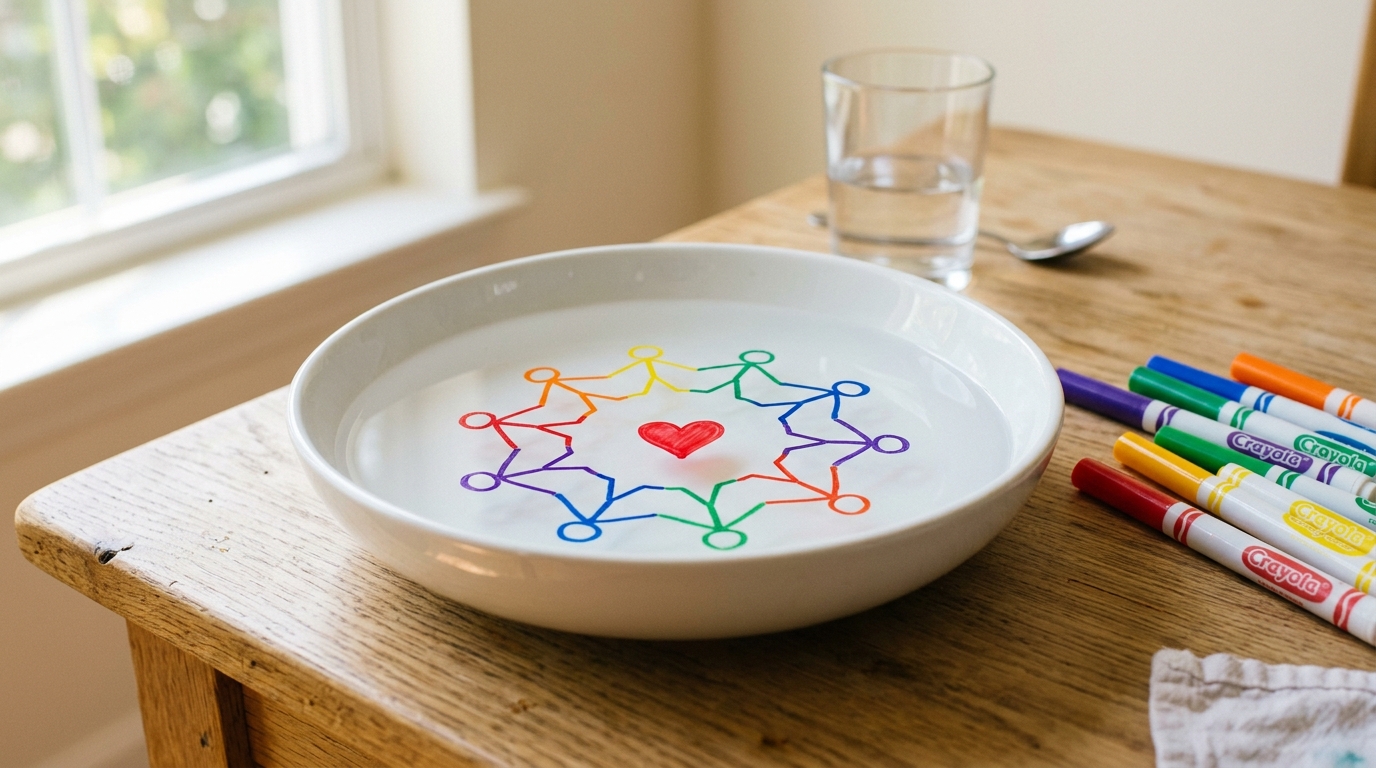 Scientific Experiment Using a Floating Marker: A Simple and Fascinating Demonstration of Surface Tension