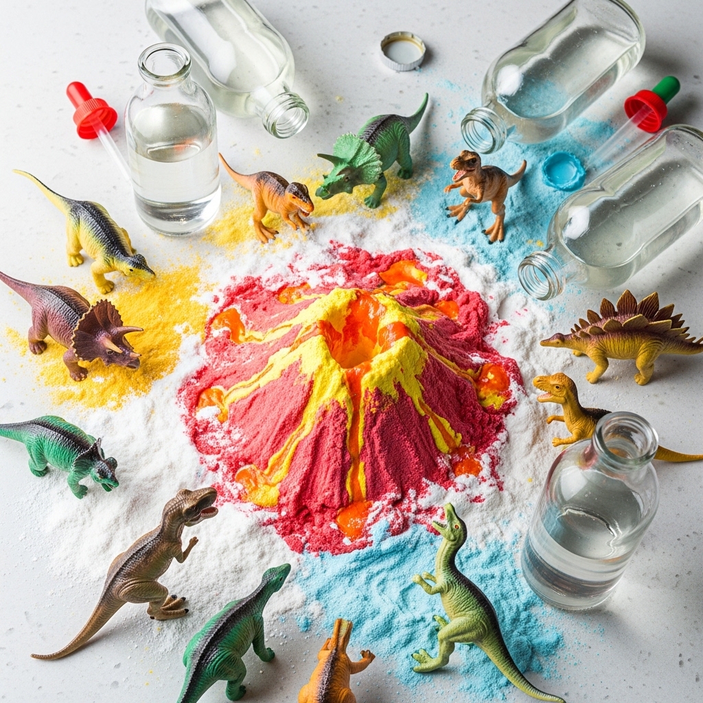 Baking Soda Dinosaur Eggs