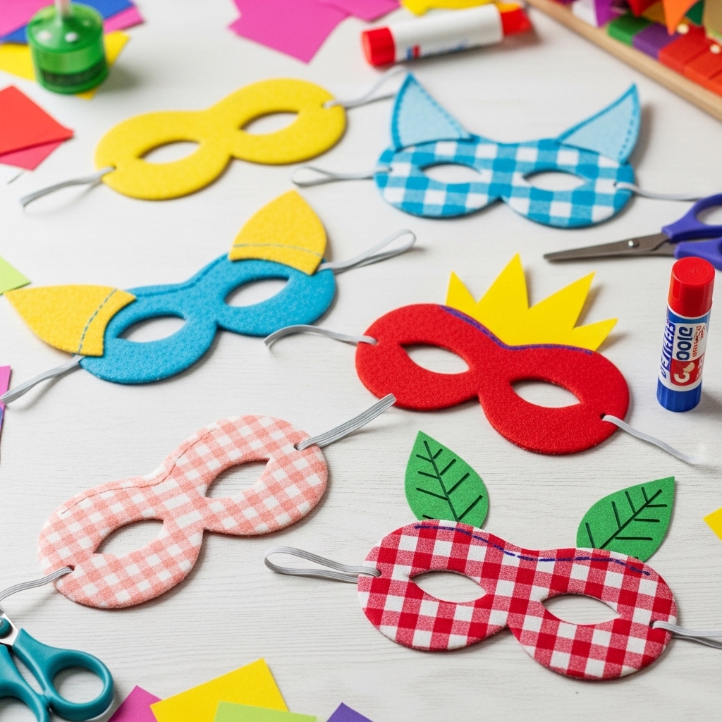 Fun DIY animal masks for kids