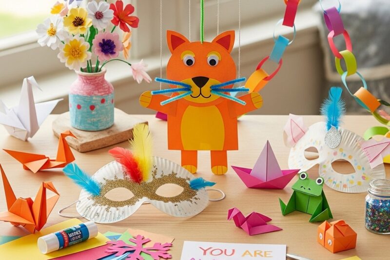 Fun paper crafts for kids: 10 Best Easy Ideas