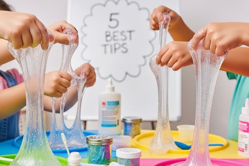 It usually makes clear slime that children love. 5 Best Tips