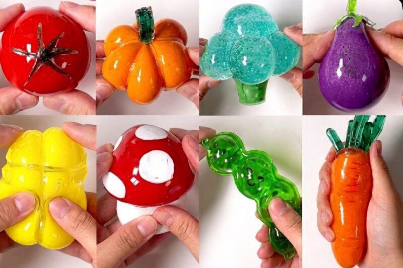 Making spongy vegetables with “nano tape”] Why 2 fun idea