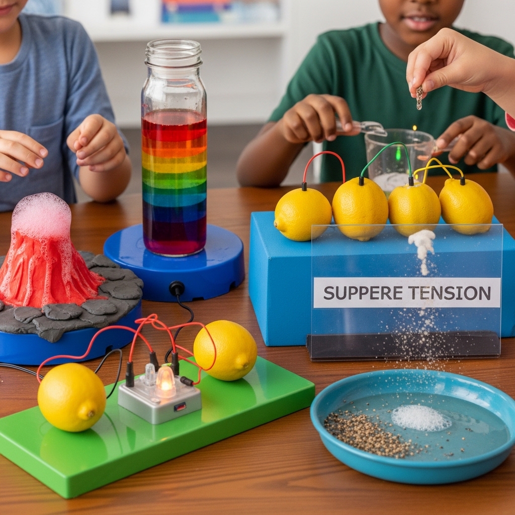 Science experiments designed for children