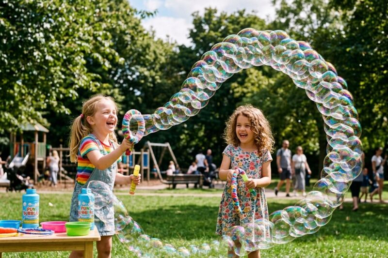 Bubble snakes: 7 Easy Science Tricks Kids Will Love