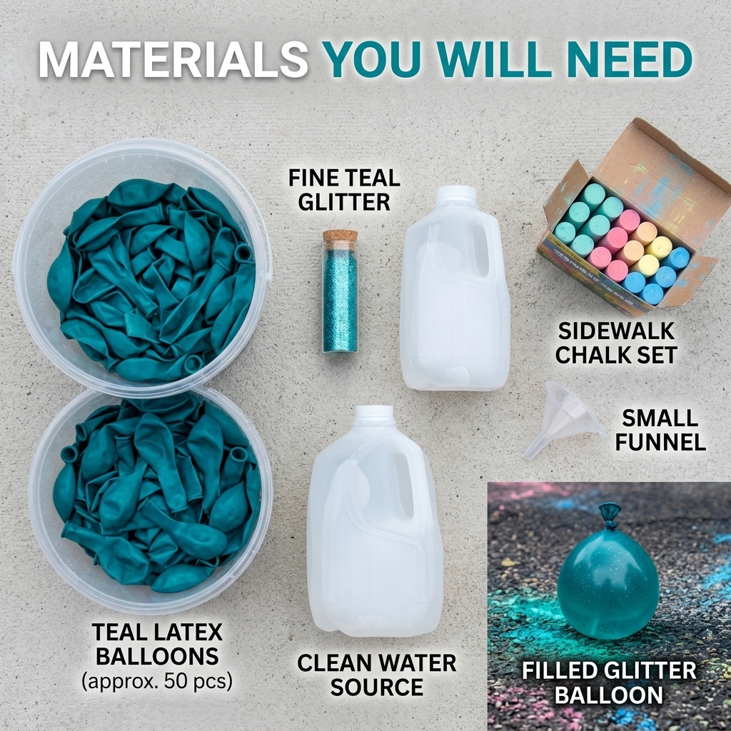 Chalk-Filled Balloons A Fun Activity for Kids