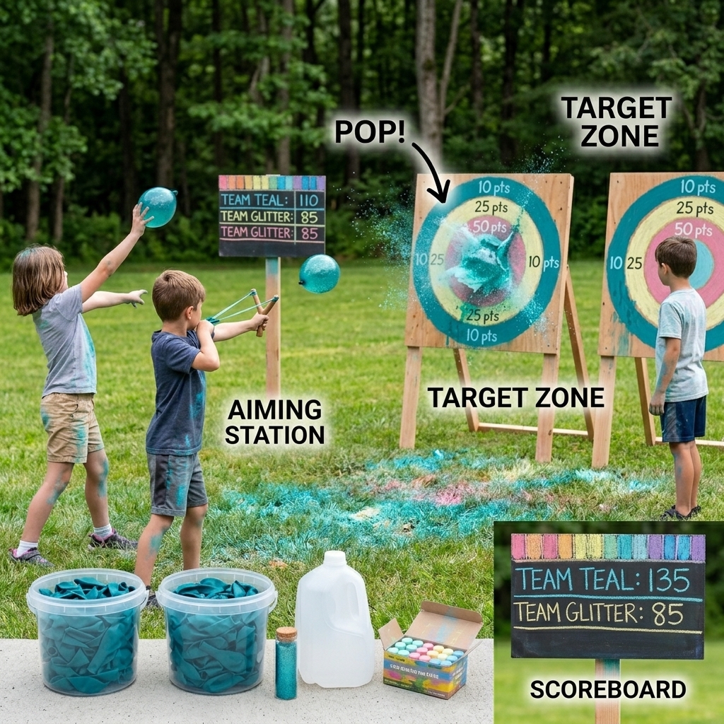 Chalk-Filled Balloons A Fun Activity for Kids