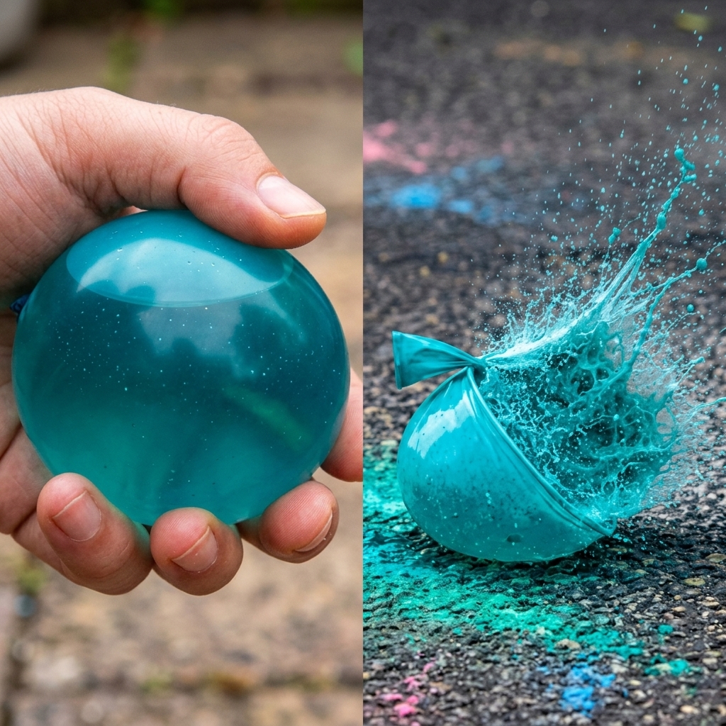 Chalk-Filled Balloons A Fun Activity for Kids