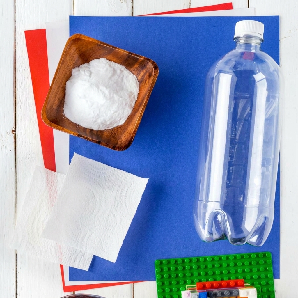 Chalk and vinegar rockets