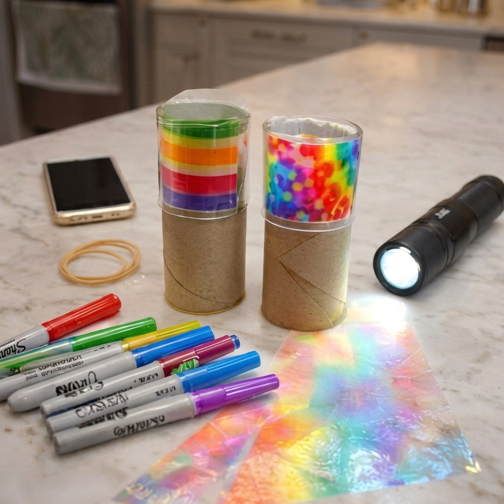 Create an amazing rainbow projector at home