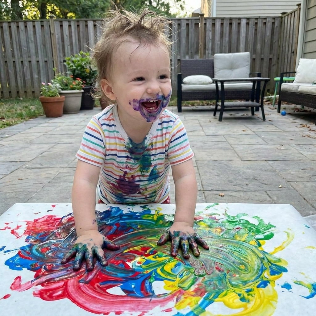 DIY Kids Bath Paint