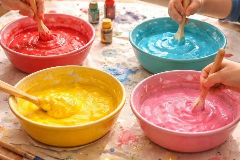 For creative crafts and sensory play: dough, flour, and water. 7 Best Travel DIYs
