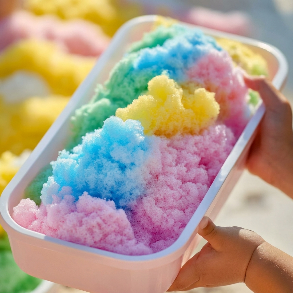 For creative crafts and sensory play dough, flour, and water.