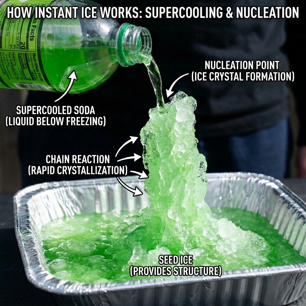 How to Turn Water Into Ice Instantly