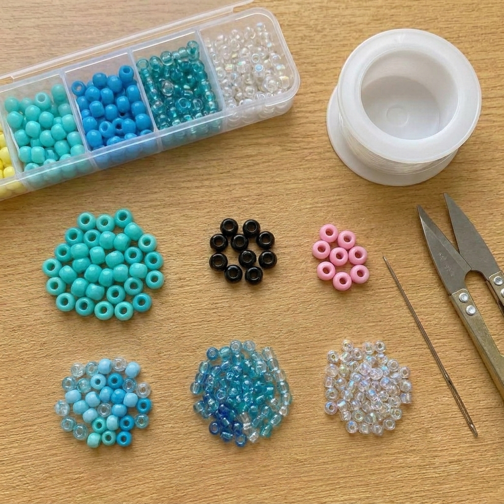 How to make a cute jellyfish with beads