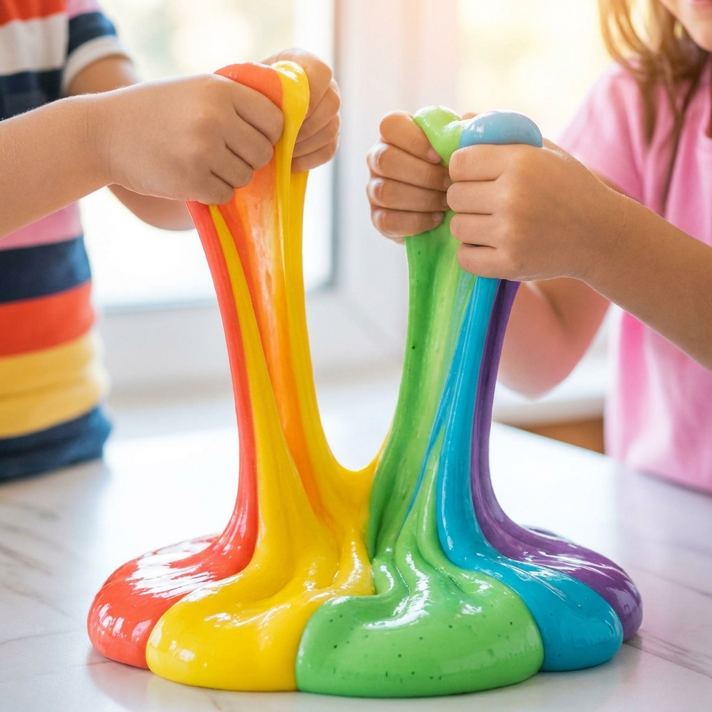 Magic dough is fun for children