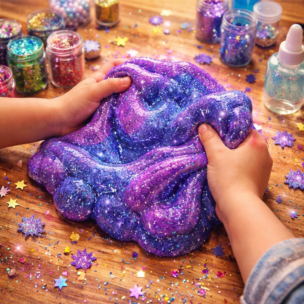 Magic dough is fun for children