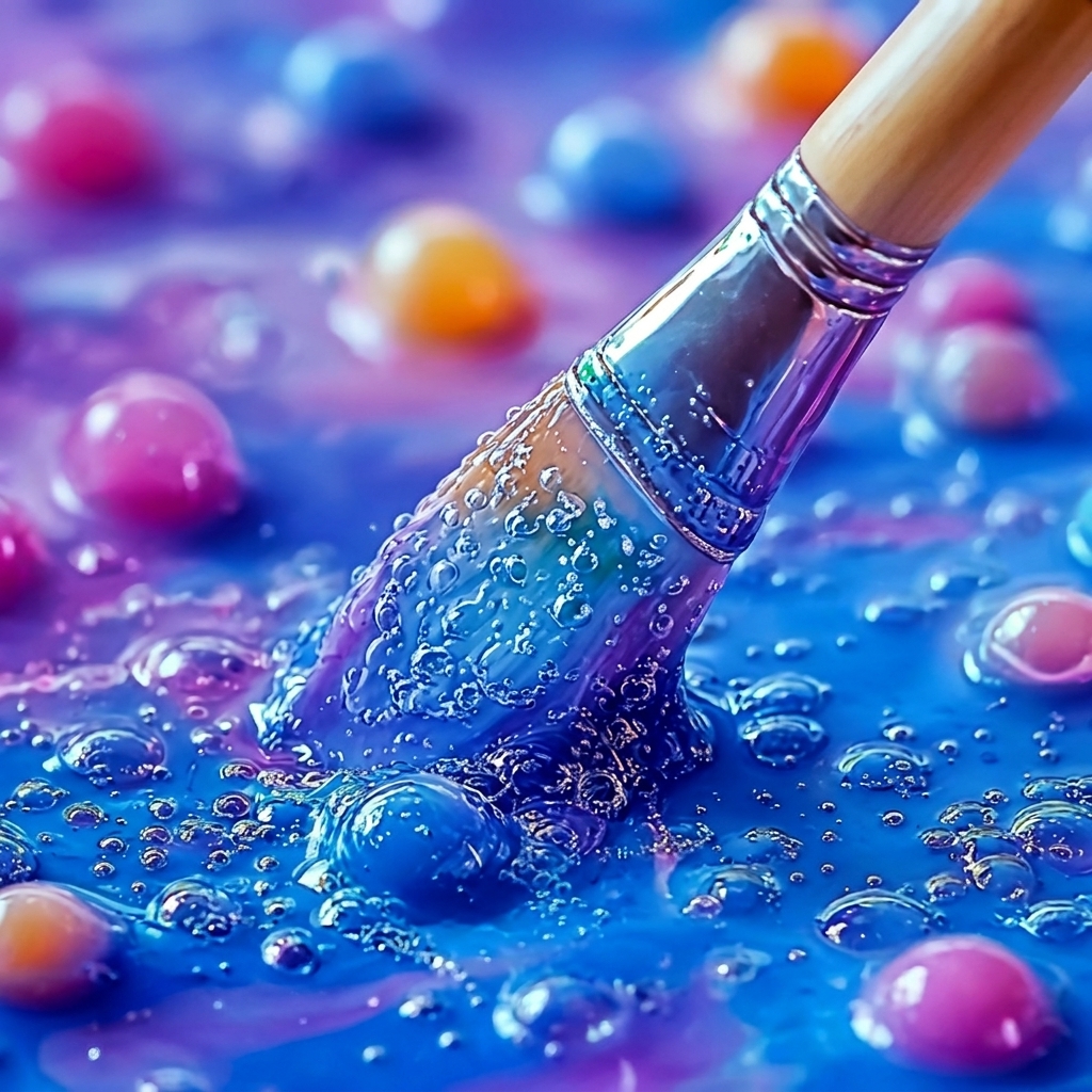 Magical watercolor painting