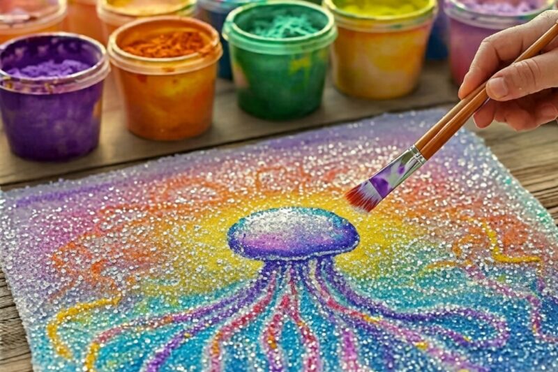 Magical watercolor painting: 7 Best Easy Art Ideas