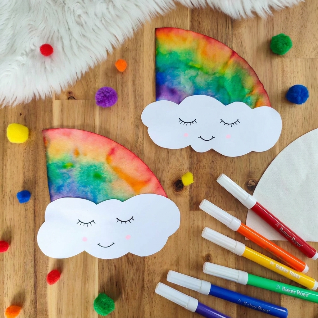 Make a rainbow lava lamp using simple household ingredients.