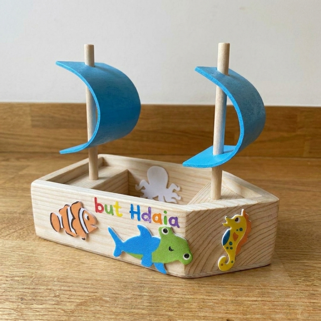 Make a small boat that floats on the water