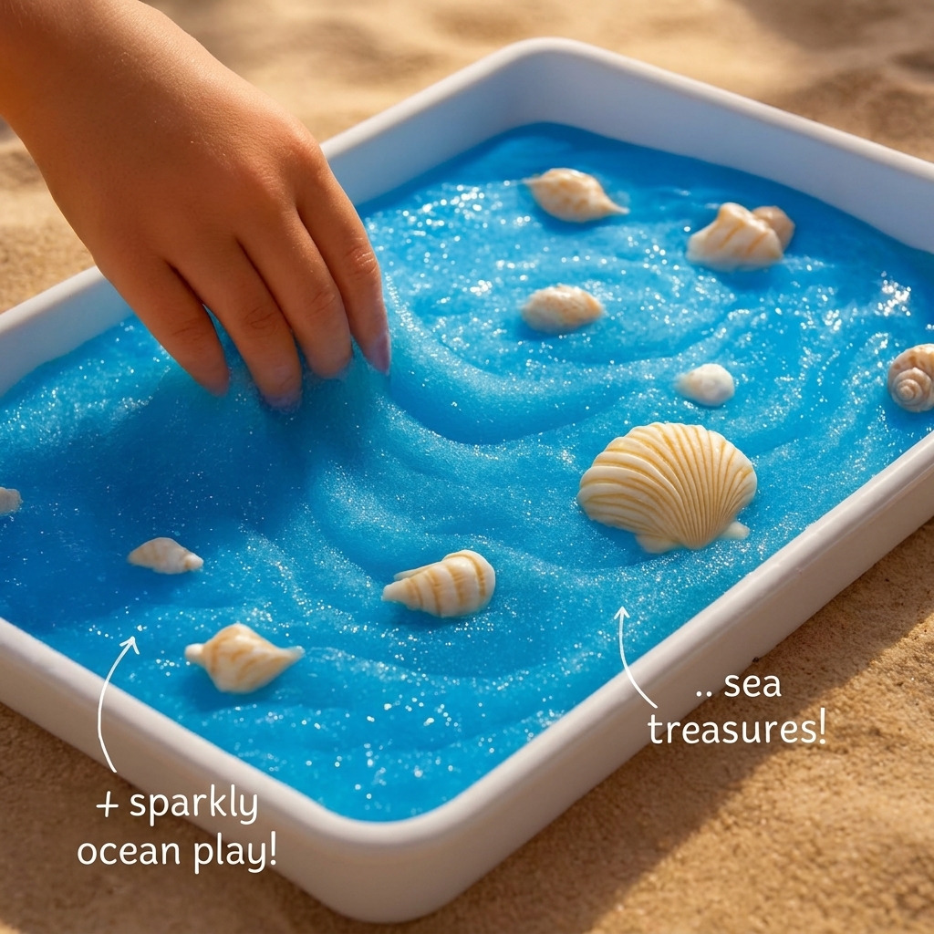 Make your own ocean slime, no borax needed