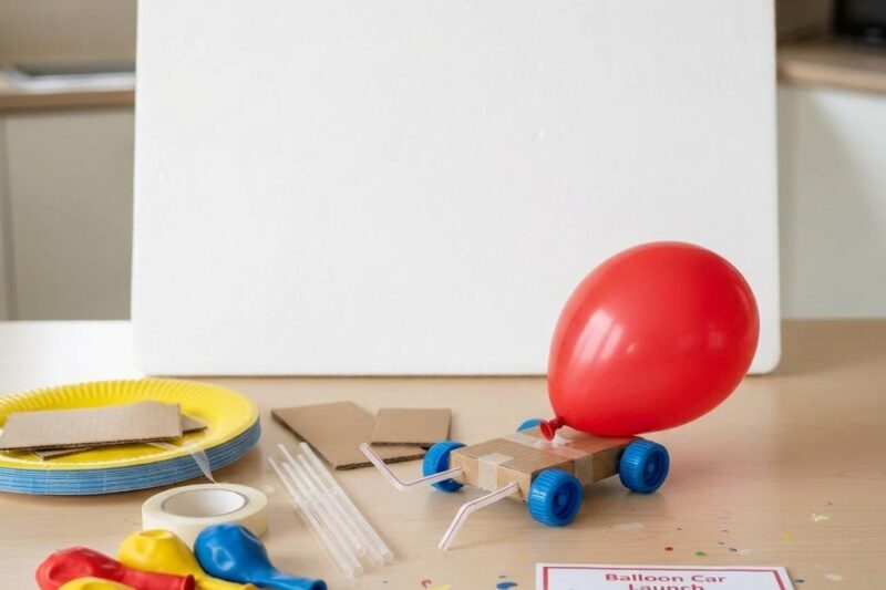 Making a Car Powered by Balloons: 7 Best Travel STEM Ideas