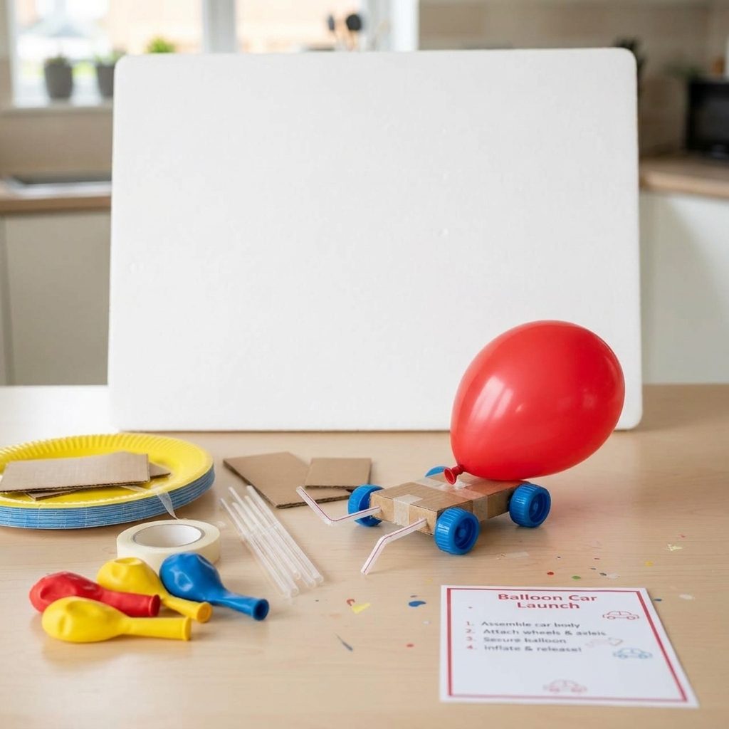 Making a car powered by balloons