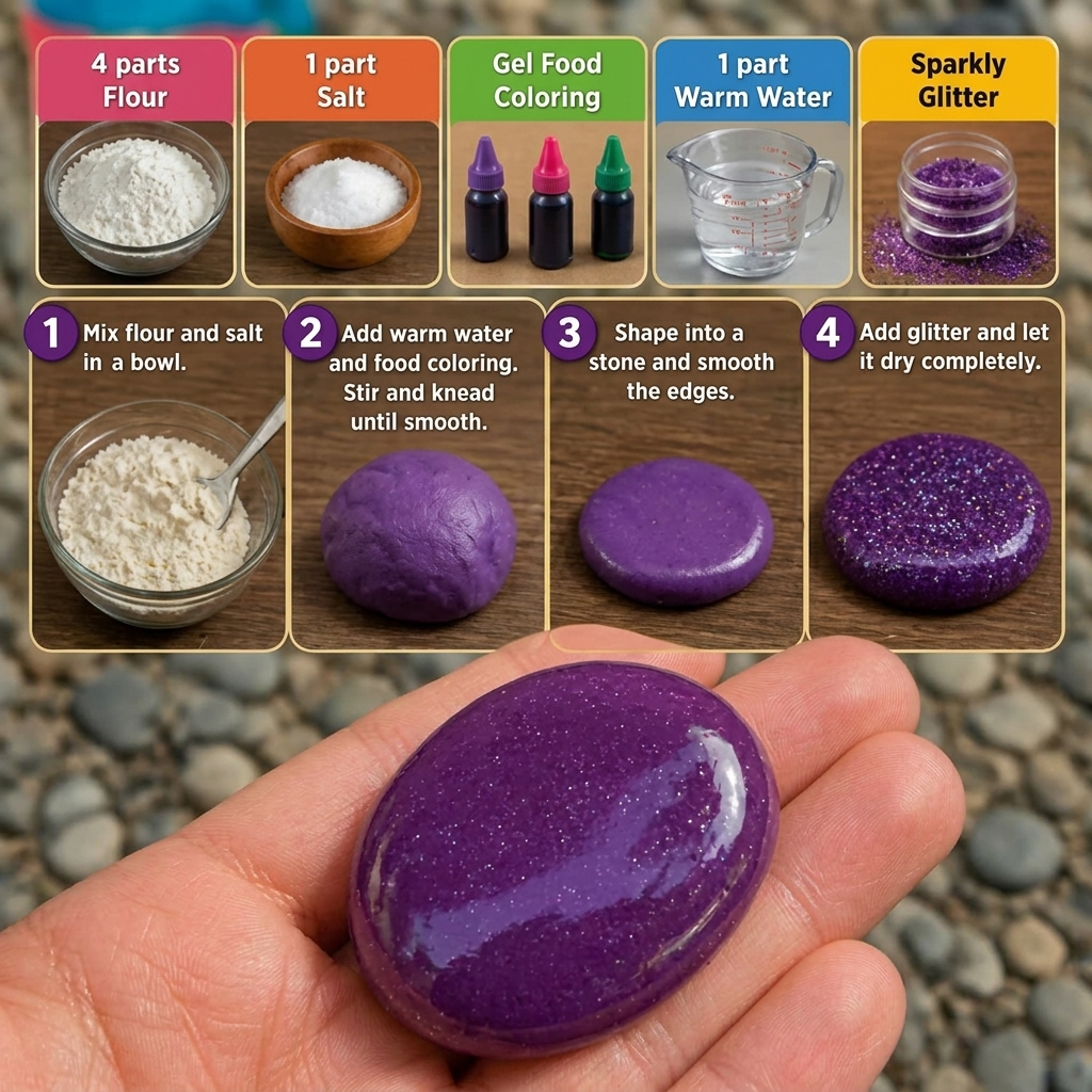 Making anxiety-relieving stones