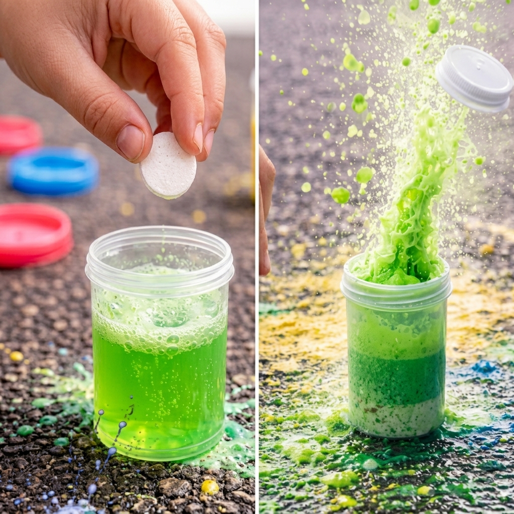 Making chalk rockets
