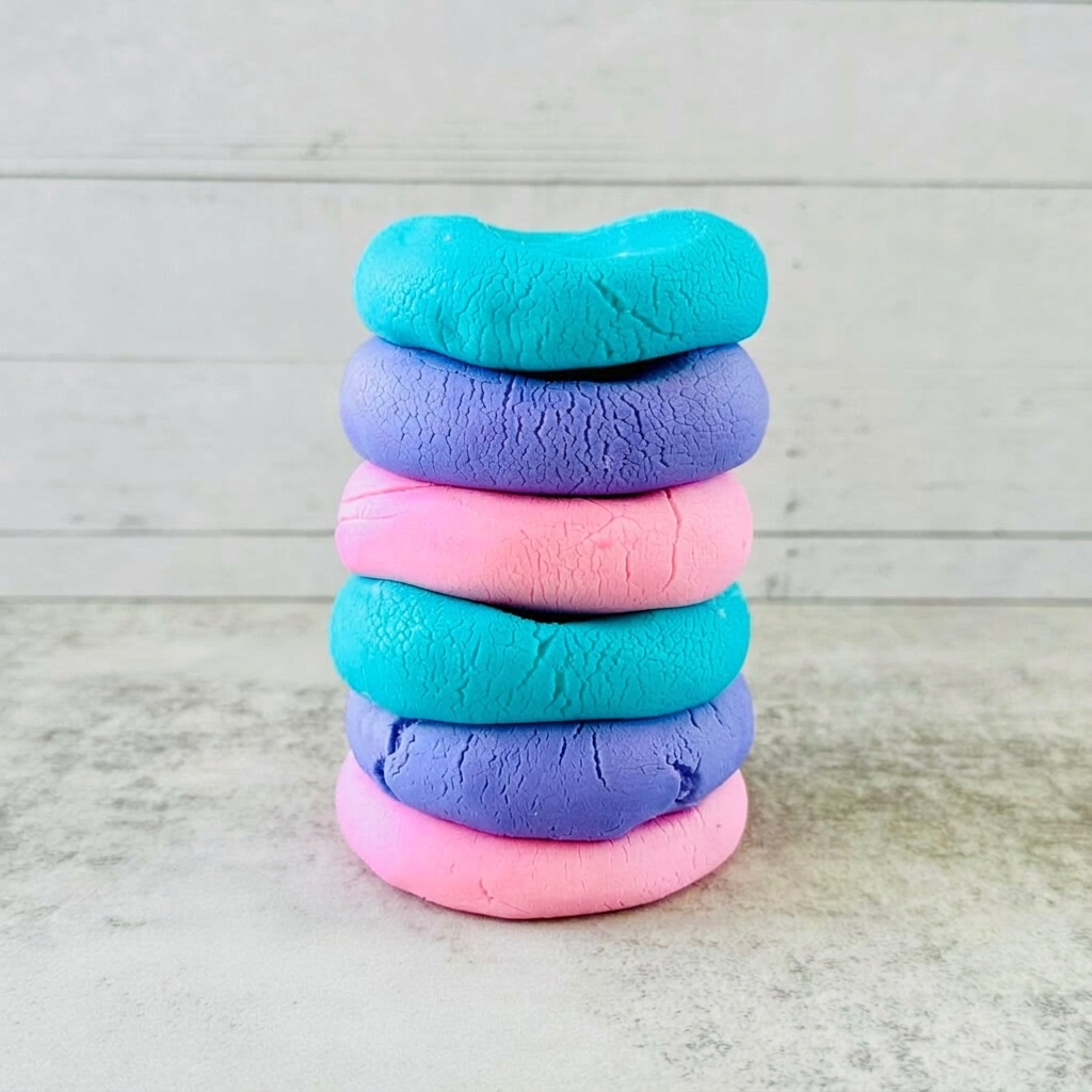Mermaid play dough is safe to eat; no-cook recipe