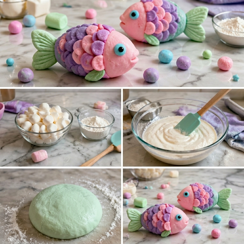Mermaid play dough is safe to eat; no-cook recipe
