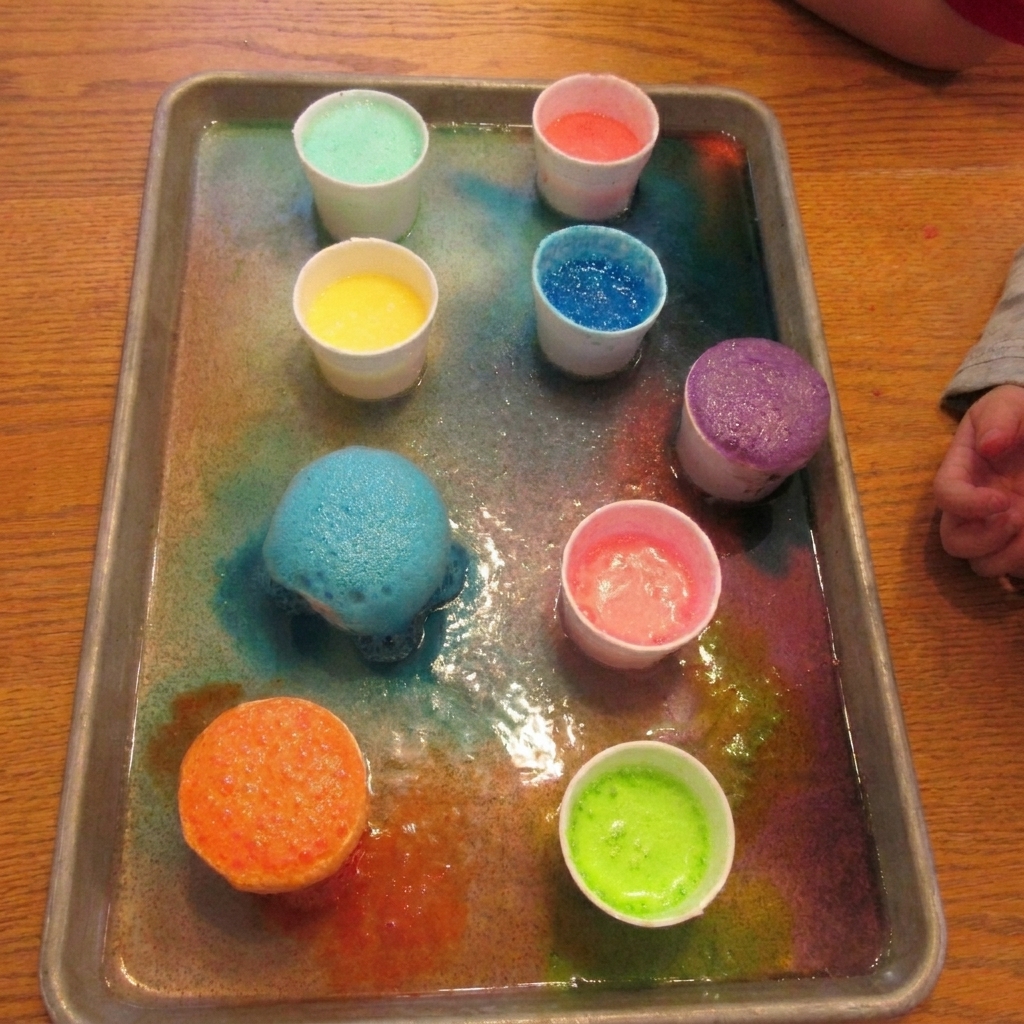 Scientific experiments in color