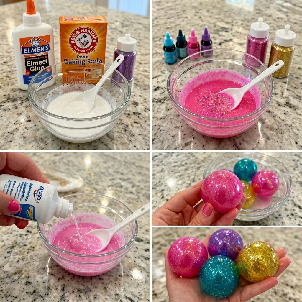 Sparkly Bouncing Balls
