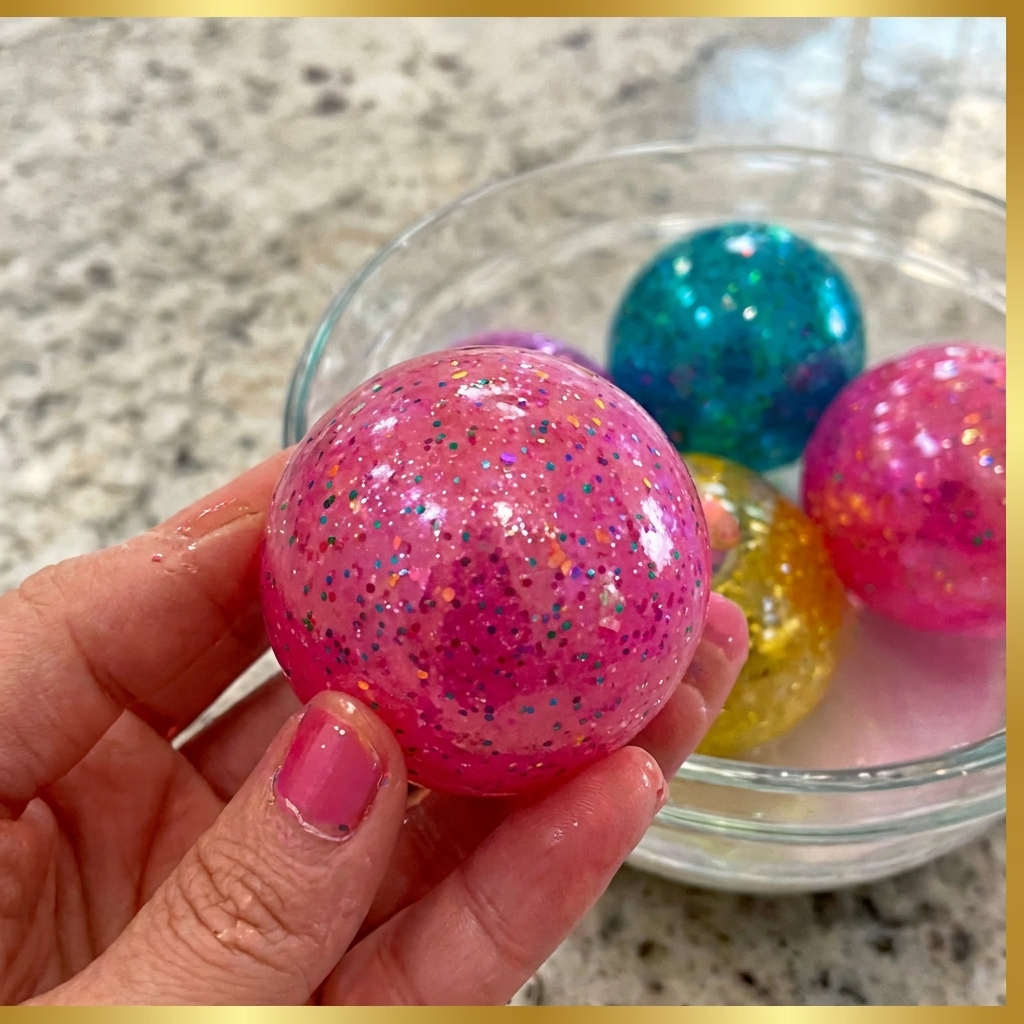 Sparkly Bouncing Balls