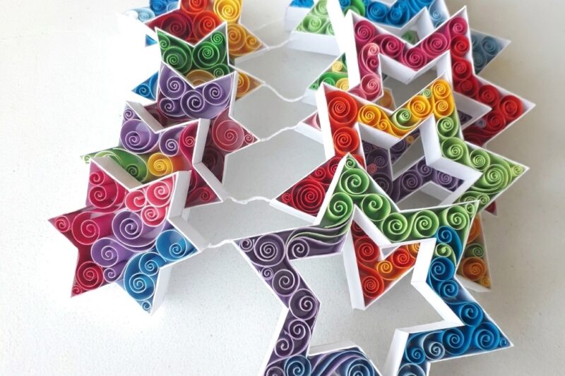 Star of David quilling art Magen David art: 6 Easy Craft Tutorials