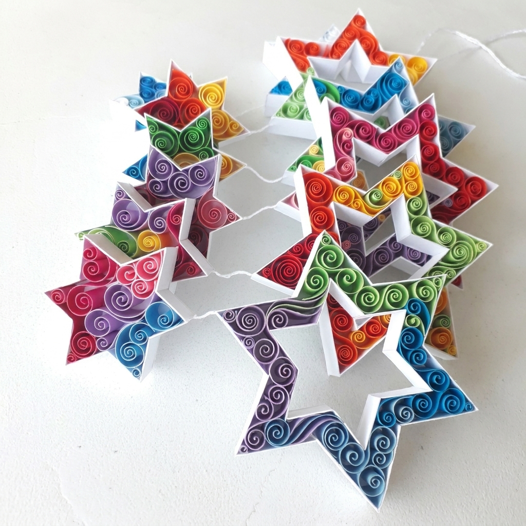 Star of David quilling art Magen David art