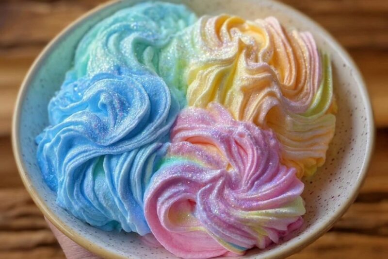 Super soft and flexible rainbow foam dough: 7 Best Travel DIYs