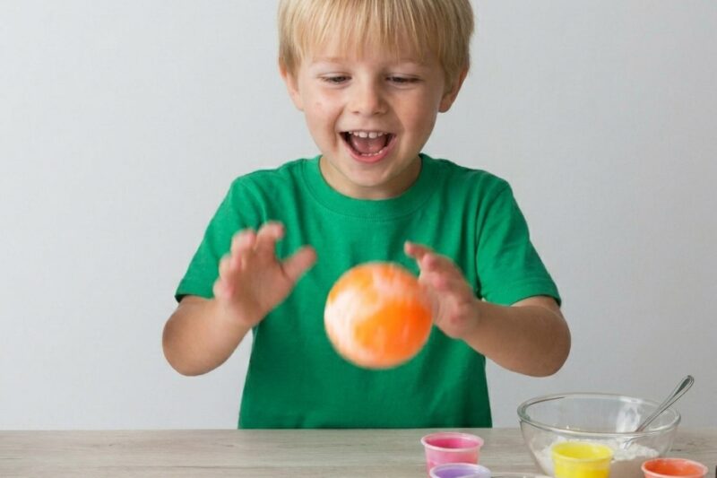 The method of making bouncy balls is loved by children. 9 Road Trip Games