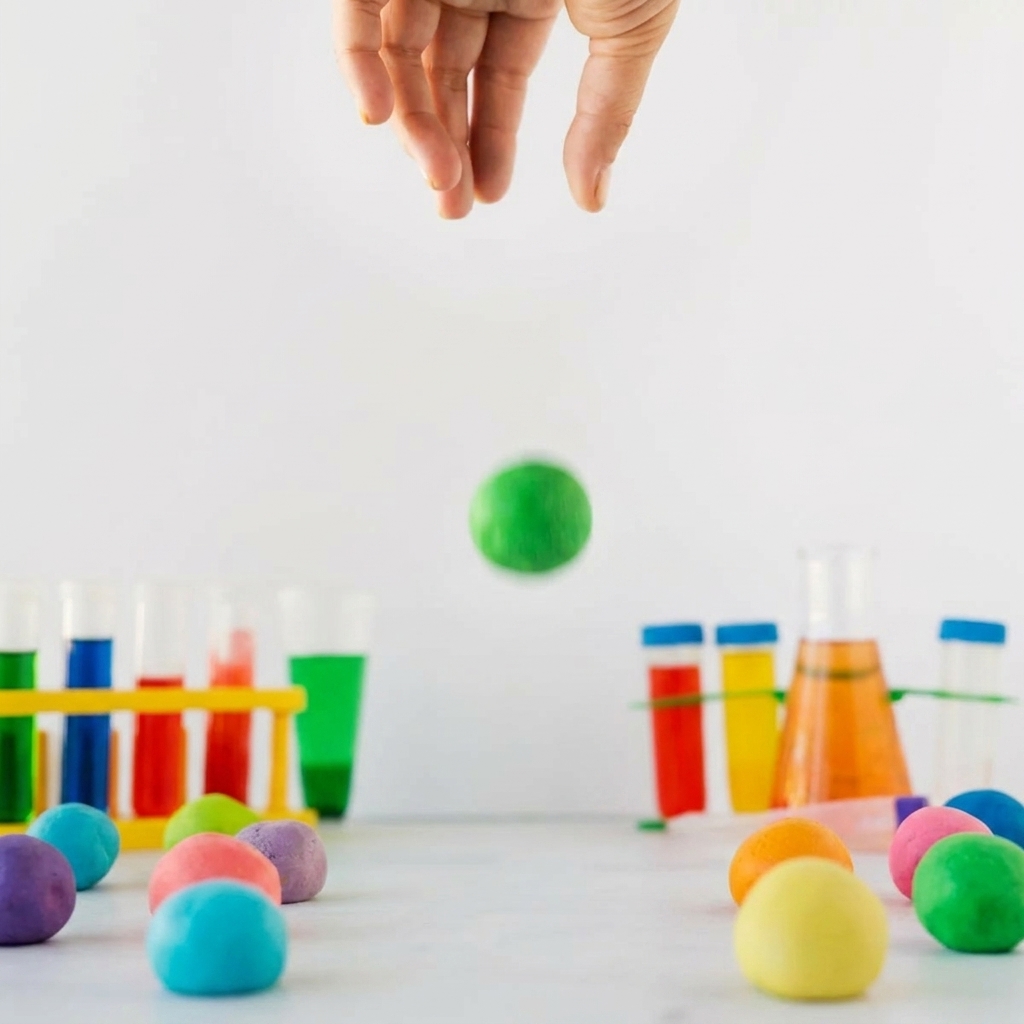 The method of making bouncy balls is loved by children.