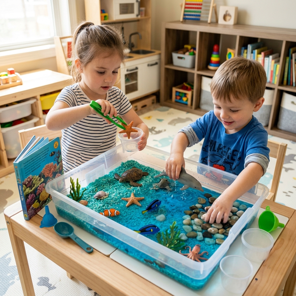 V. Sensory Play Ocean Biology at Home