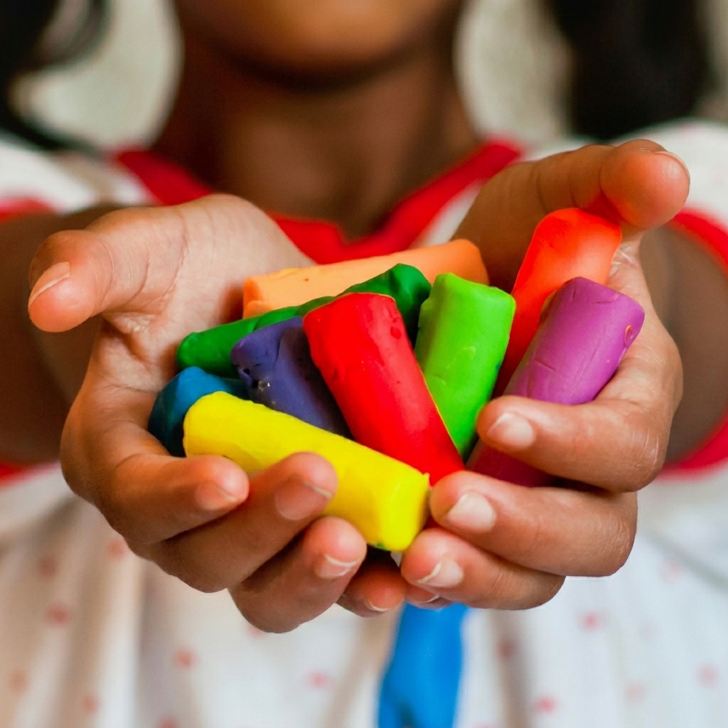 color mixing experience for children