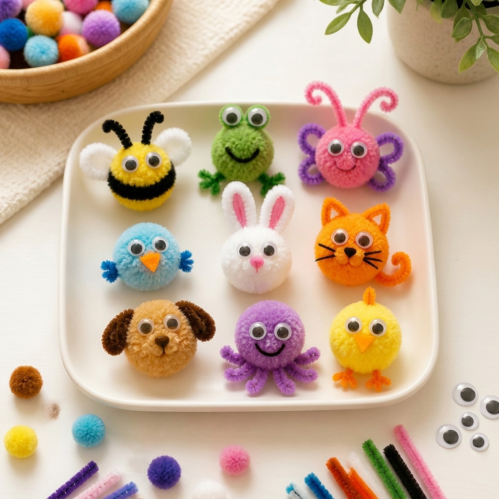 A creative idea to entertain children using store products