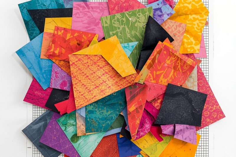 A great idea for artwork using construction paper: How to Make 7 Projects