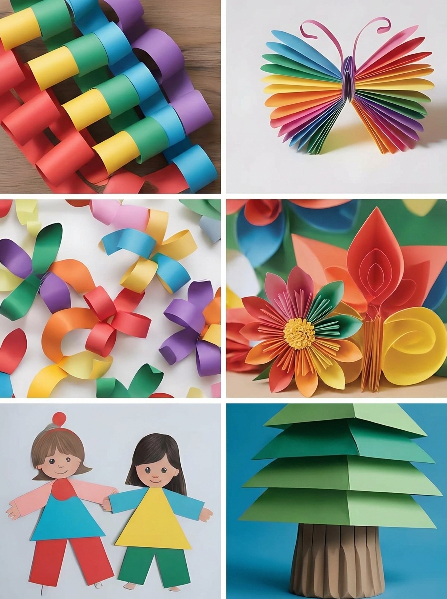 A great idea for artwork using construction paper