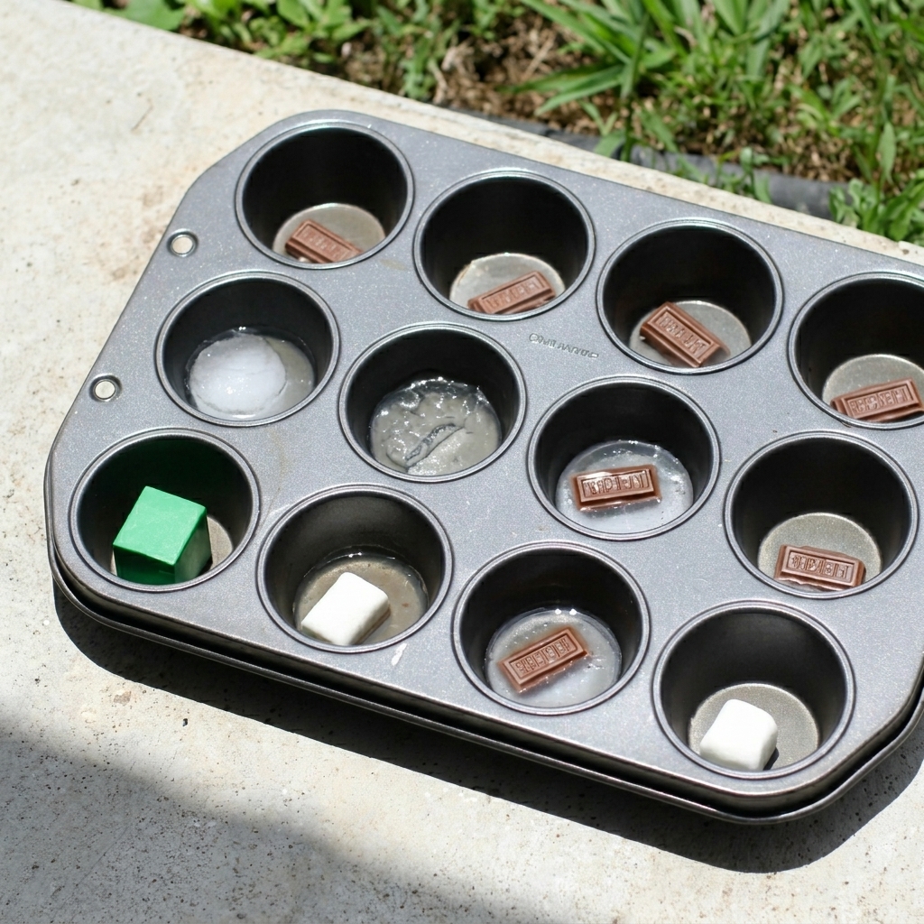 A science experiment that children love What melts in the sun