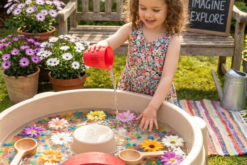 A simple water table idea that kids will enjoy all summer long: 7 Best Travel Activities
