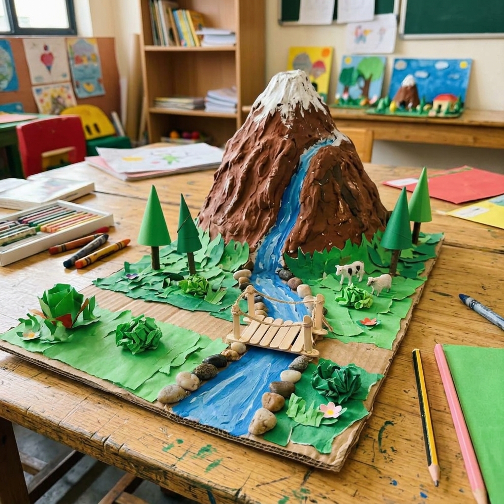 A simple model of a mountain