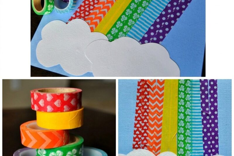 A useful and fun idea for using washi tape in creative crafts: Lost At E Minor – How 7 Projects Shine
