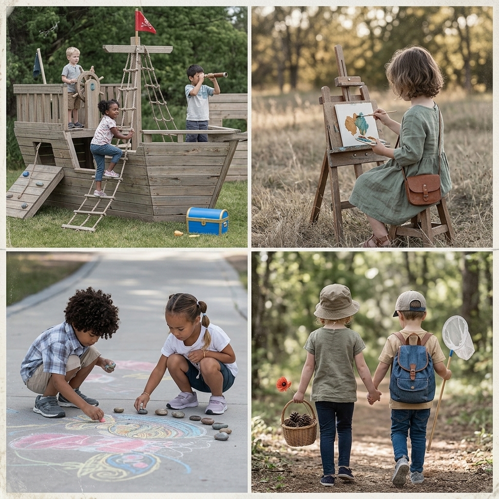 An easy backyard activity we used all summer
